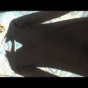 Kendall & Kylie black long sleeve dress